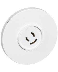 Lk fuga blænddæksel hvid m/jord