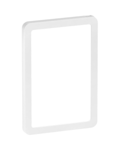 Lk fuga slim design ramme hvid 1 1/2 modul