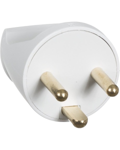 Lk lige stikprop hvid han