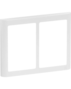 Lk fuga soft design ramme hvid 2 x 1 1/2