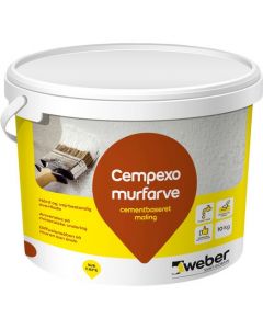 Weber cempexo murfarve hvid