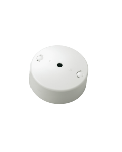 Clips-rosette 80mm rund hvid