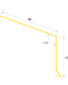 Tagfod 2s,  m. asfalt
