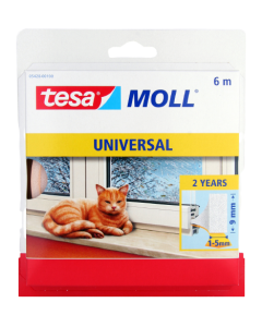 Tætningsliste hvid 9mm x 6m