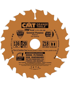 Cmt z36 rundsavsklinge 165x1,7x20 mm