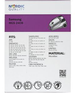 Nordic Quality Støvsugerpose MGS 2408