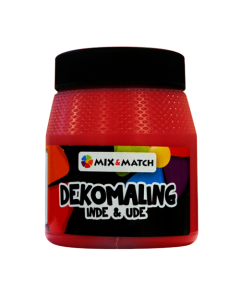 Dekomaling rød 250 ml.