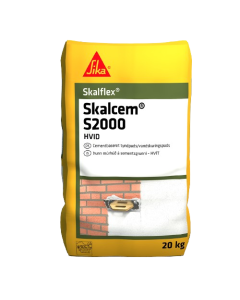 Skalflex S2000 Hvid Vandskuringsmørtel 20 kg.