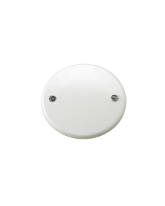 Blænddæksel rund 80mm hvid