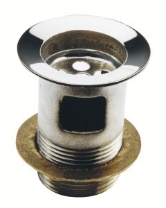 Bundventil med overløb til håndvask