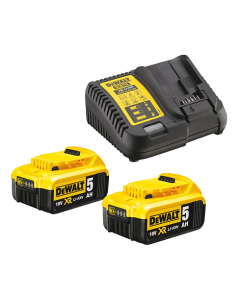 Dewalt 2x5,0AH + Oplader