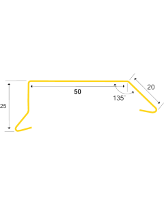Bygtjek Sternkapsel Skrå Sort 4SS