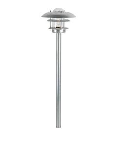 Nordlux bedlampe galvaniseret