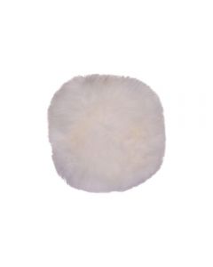 Imiteret lammskindshynde hvid