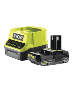 18v lithium+ batteri og lader (1 x 2,0 ah)