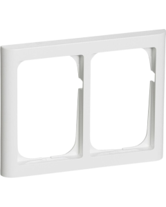 Lk fuga softline 63 ramme hvid 2 x 1 1/2 modul