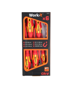 Work>it skruetrækkersæt 6 dele