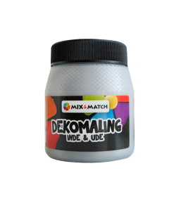 Dekomaling sølv 250 ml.