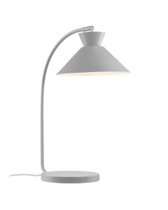 Dial bordlampe grå