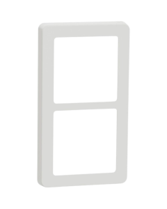 Lk fuga base63 ramme hvid 2x1 modul