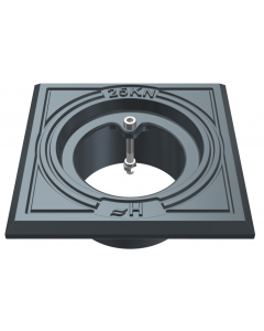 Firkantet rørbrøndkarm