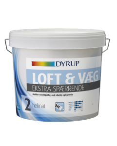 Dyrup væg og loft glans 2, 4,5 ltr.