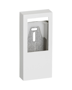 Lk fuga baseline 1 1/2 modul m/dæk bagplade panelunderlag hvid