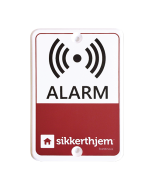 SikkertHjem Alarmskilt